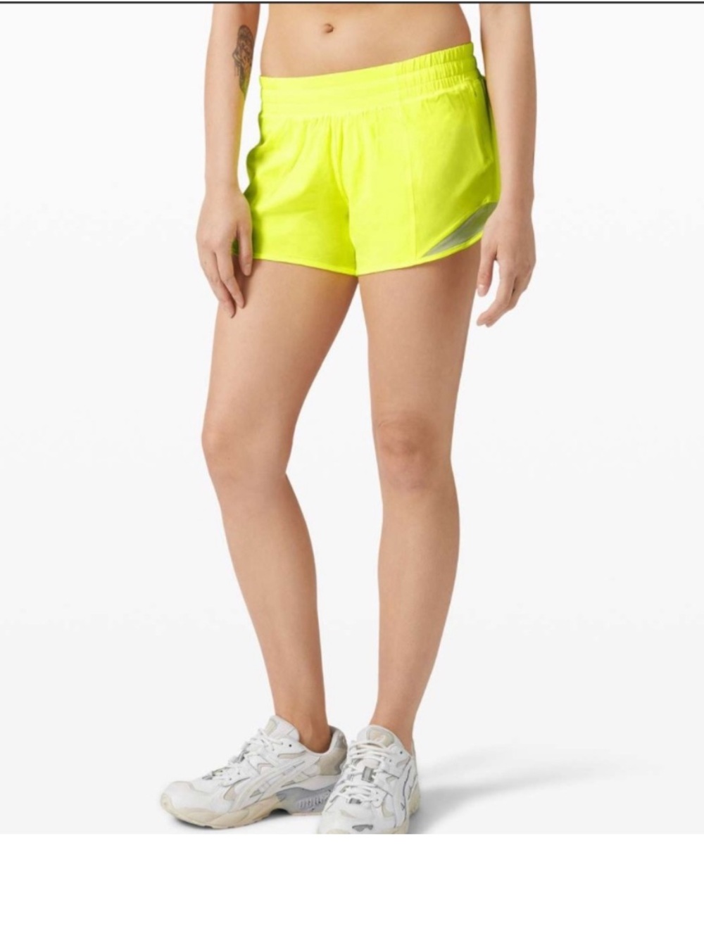 Lululemon Hotty Hot Short II Long 4" Highlight Yellow 6